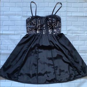 American Eagle Navy Blue Sequin Dress Size 4